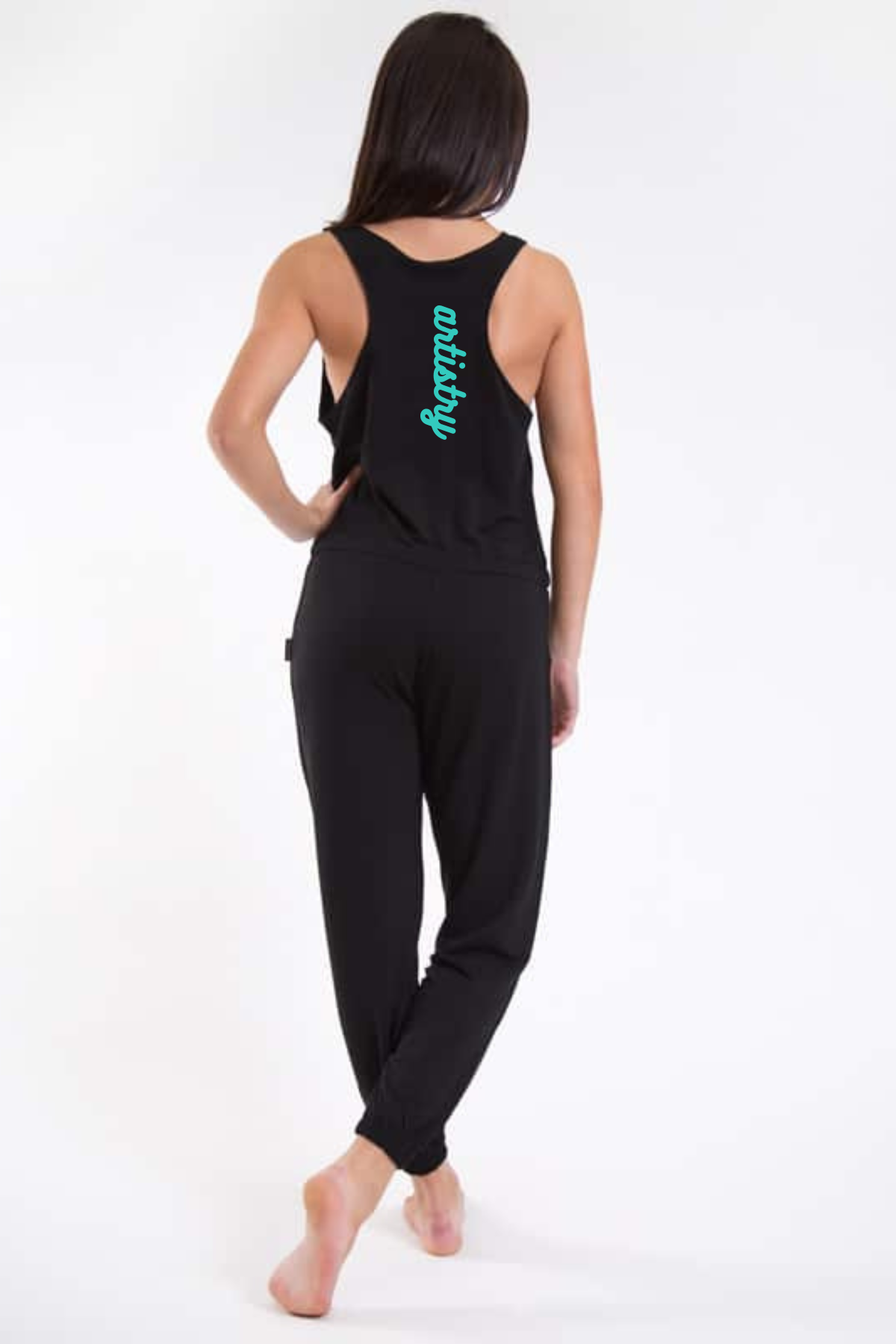 Sugar & Bruno Full Length Romper, Black