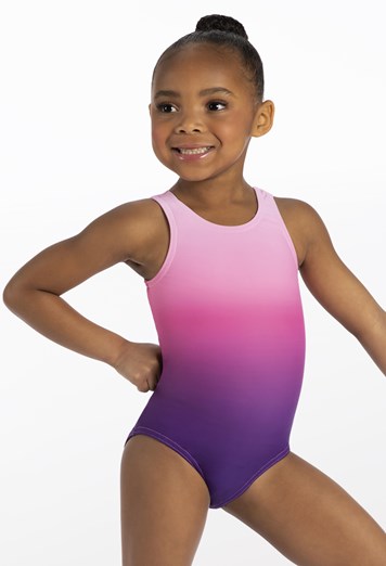 Kids Pastel Ombre Tank Leotard