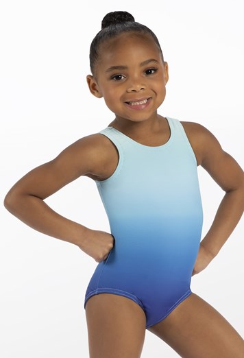 Kids Pastel Ombre Tank Leotard