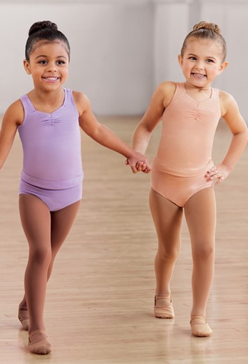 Kids Cotton Two-Piece Leotard