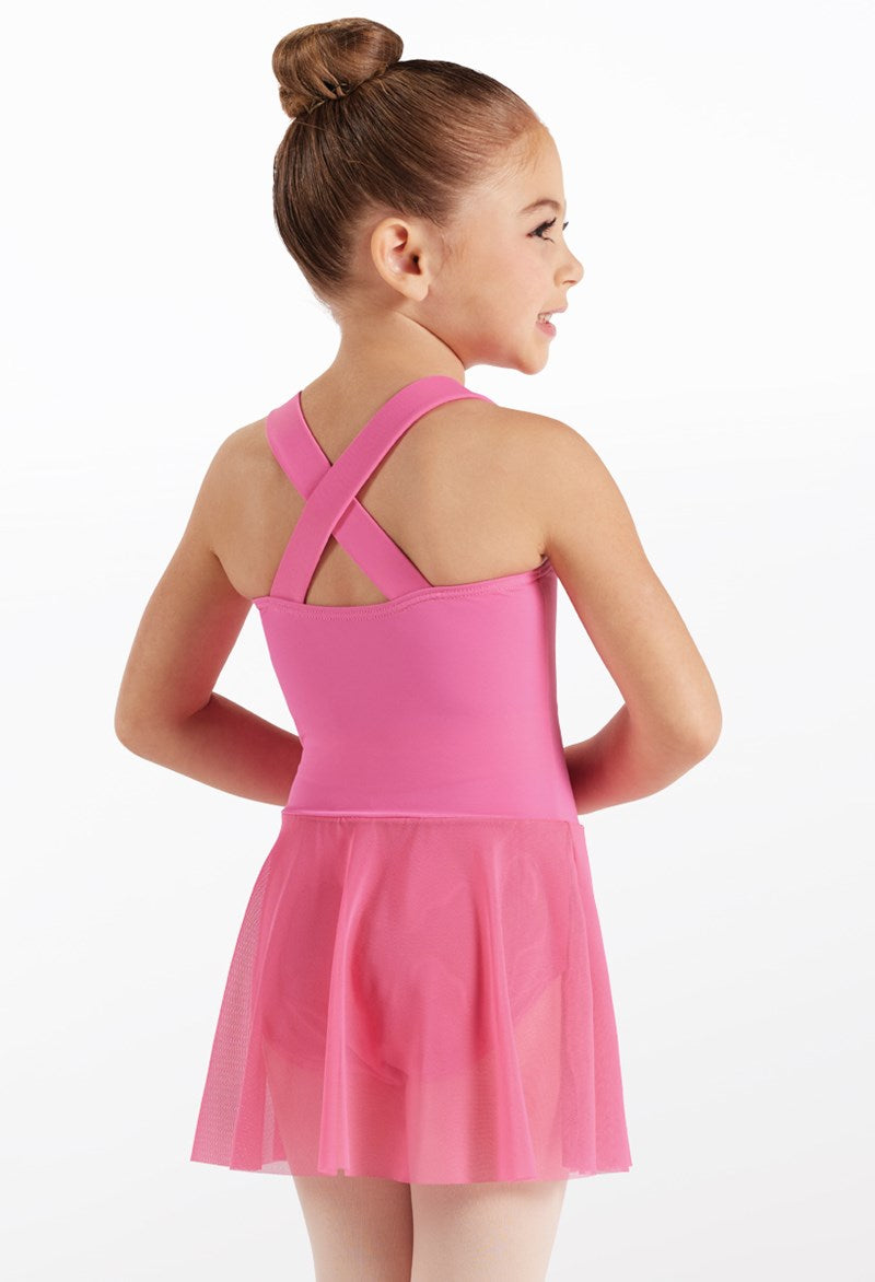 Kids Foil Dot Sweetheart Dress