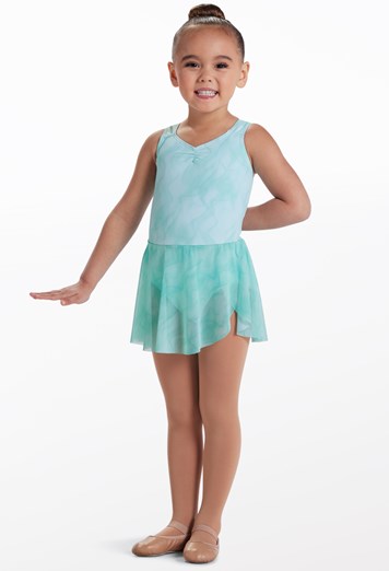 Kids Printed Pinch-Front Dress