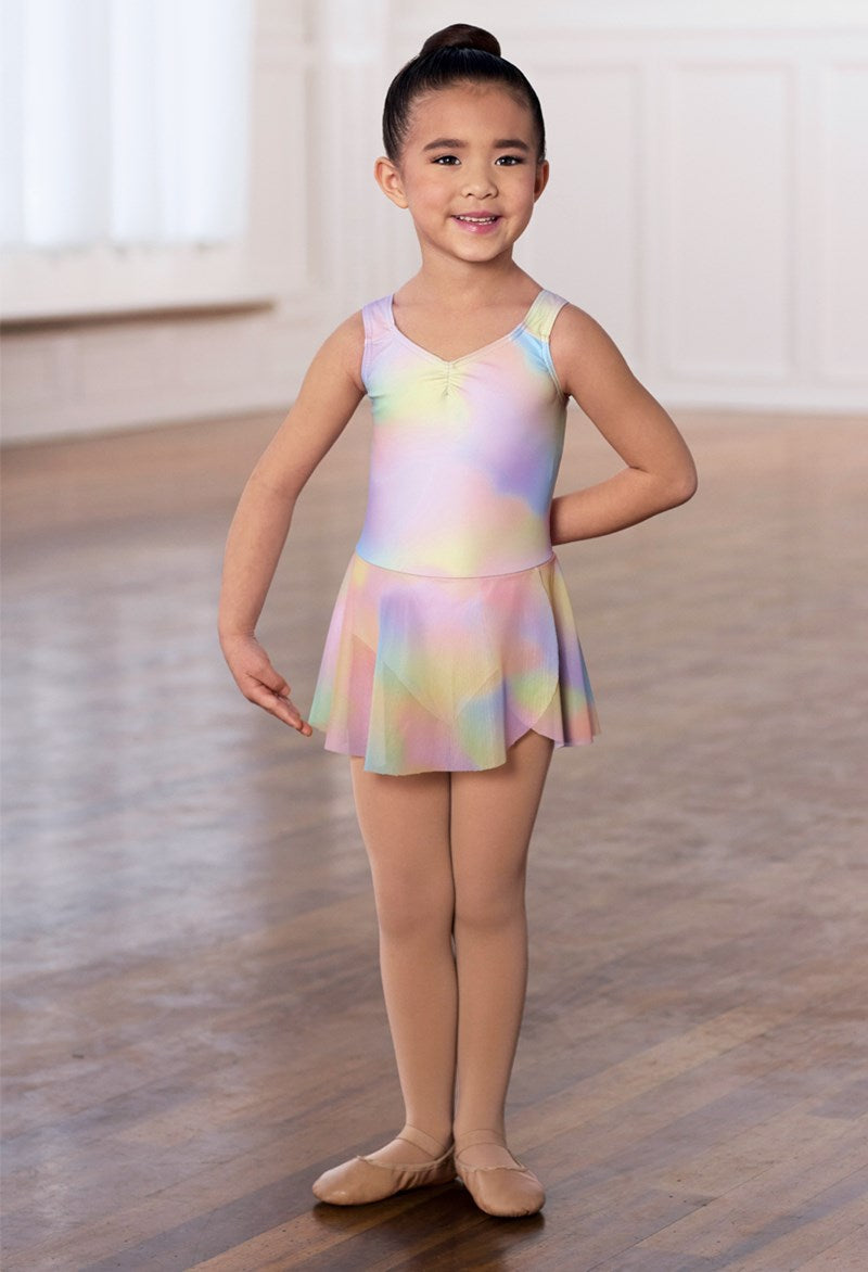 Kids Printed Pinch-Front Dress