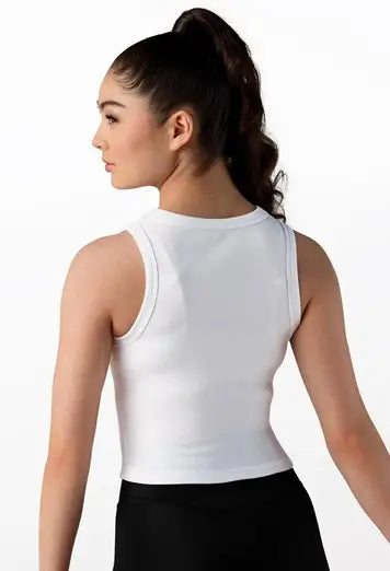 MicroRib Racerback Crop Tank