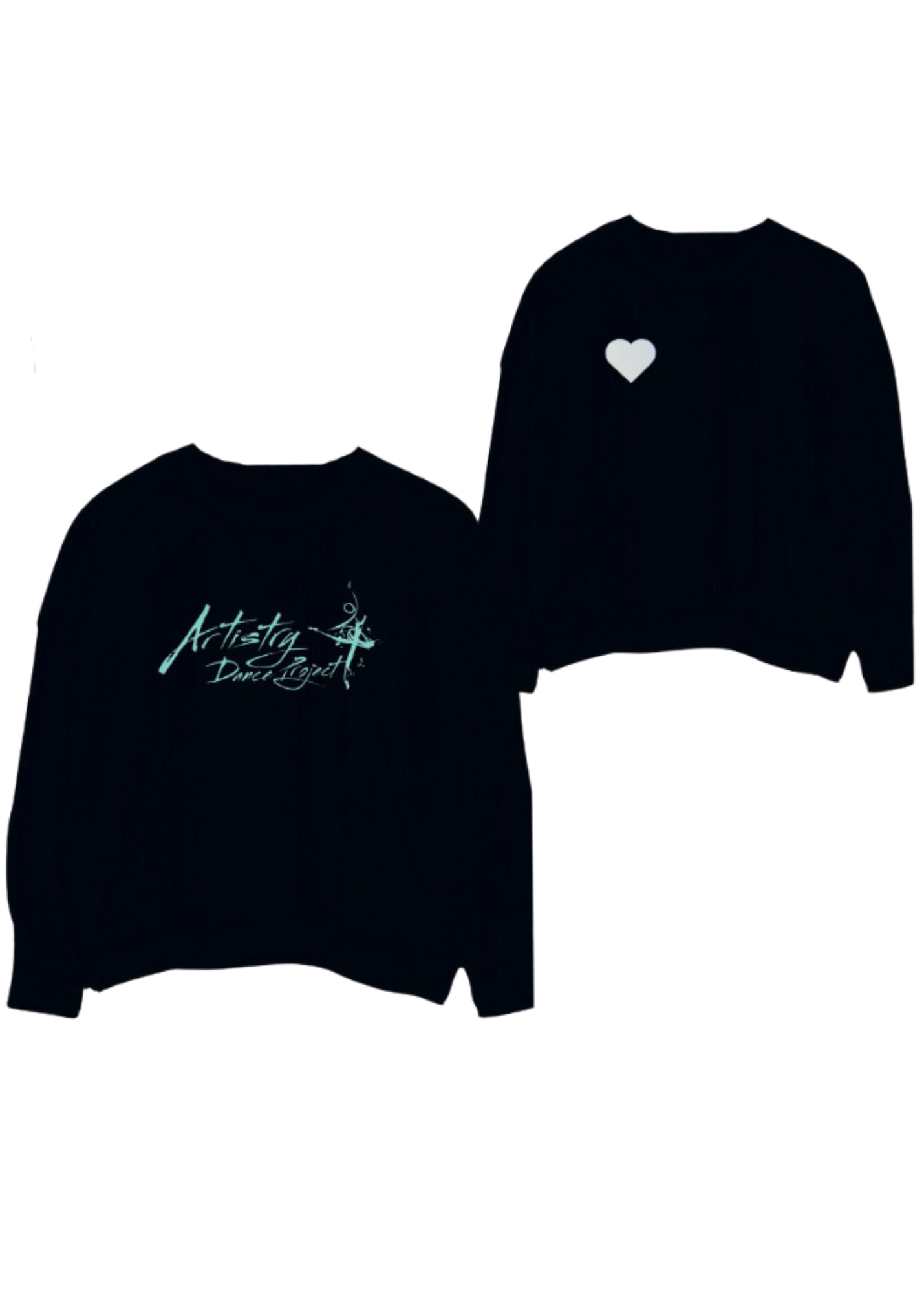 Heart cut out sweatshirt