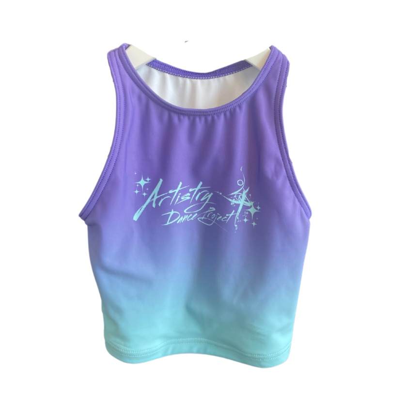 ADP Purple Ombre Crop