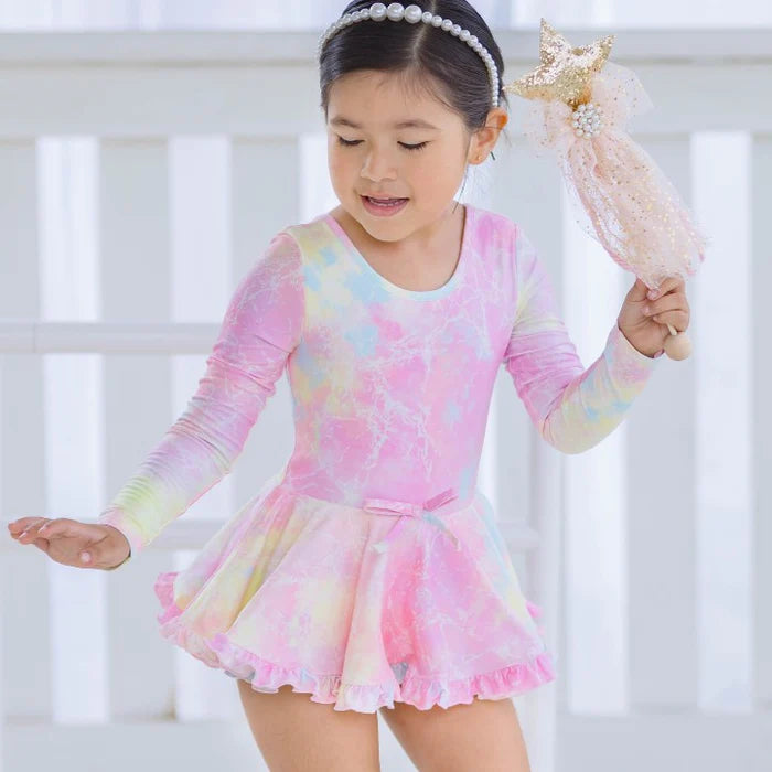 Cheeky Plum Rainbow Brite Leotard Dress