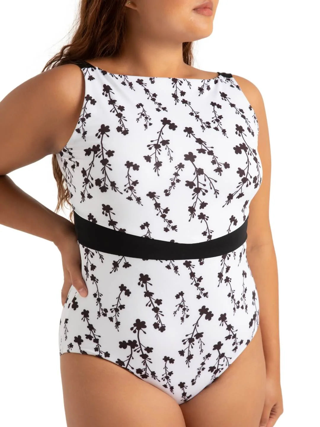 Cascading Florals Leotard