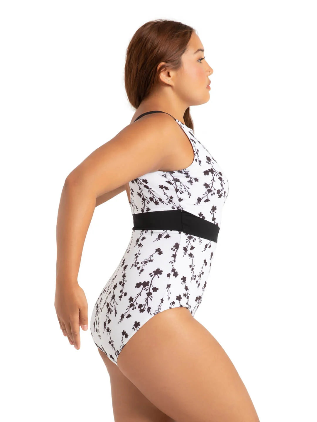 Cascading Florals Leotard