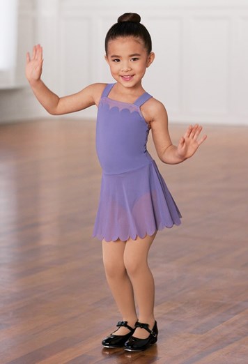 Kids Scallop Dress
