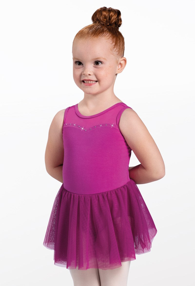 Kids Cotton Rhinestone Dress