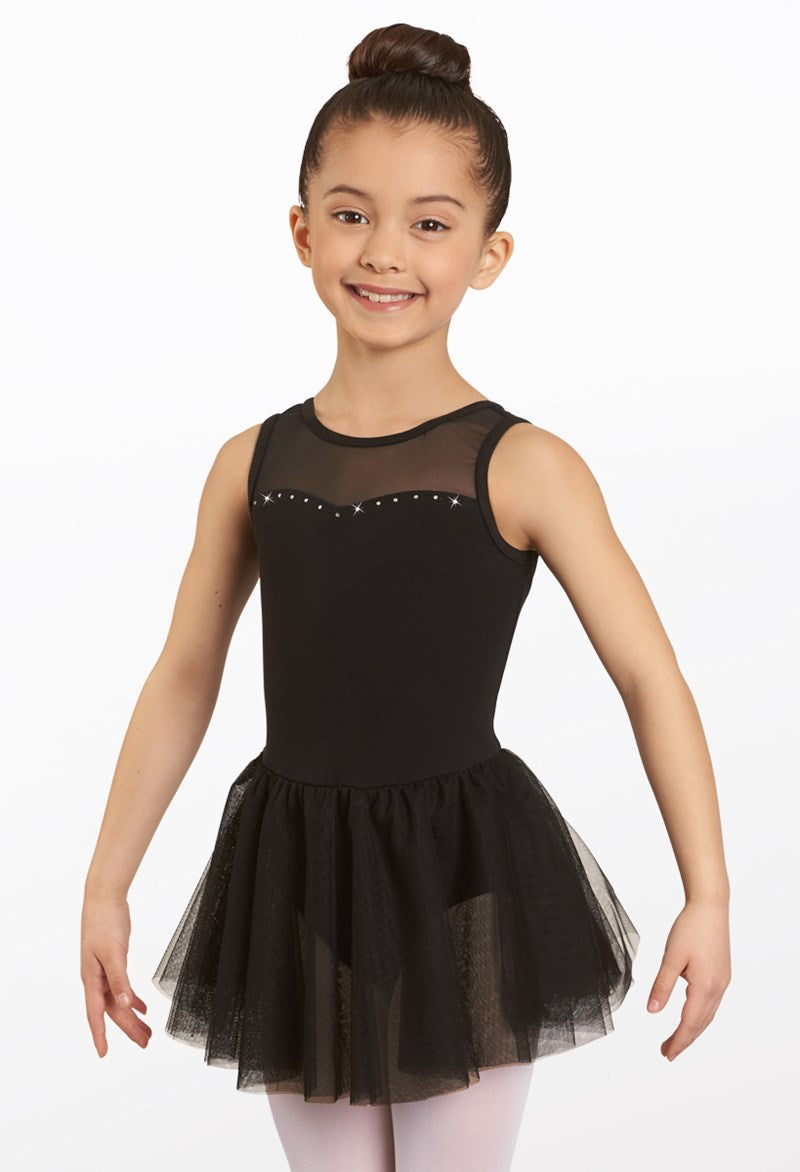 Kids Cotton Rhinestone Dress