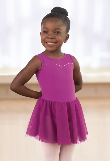 Kids Cotton Rhinestone Dress
