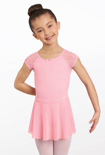 Kids Floral Cap Sleeve Dress