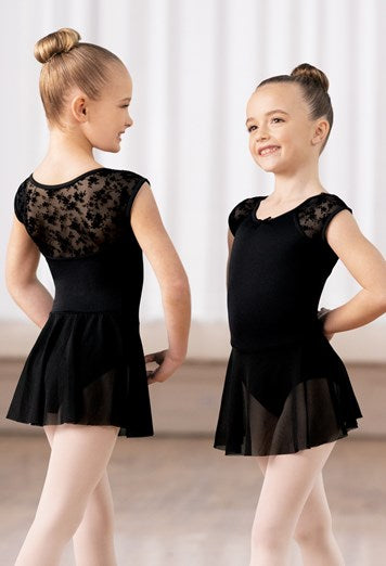Kids Floral Cap Sleeve Dress
