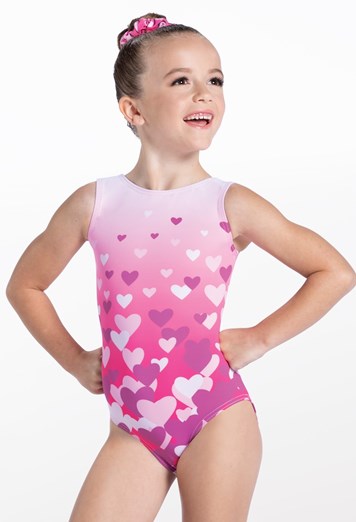 Kids Happy Print Tank Leotard