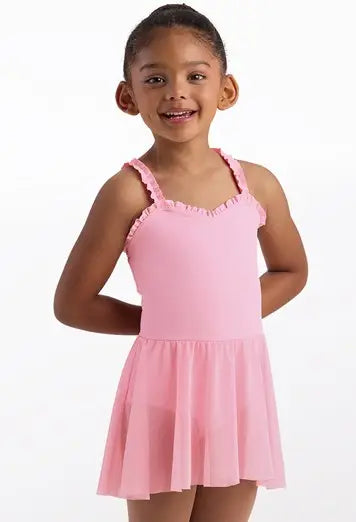 Kids Ruffled Trim Dress