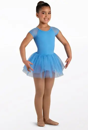 Kids Cap Sleeve Tutu Dress