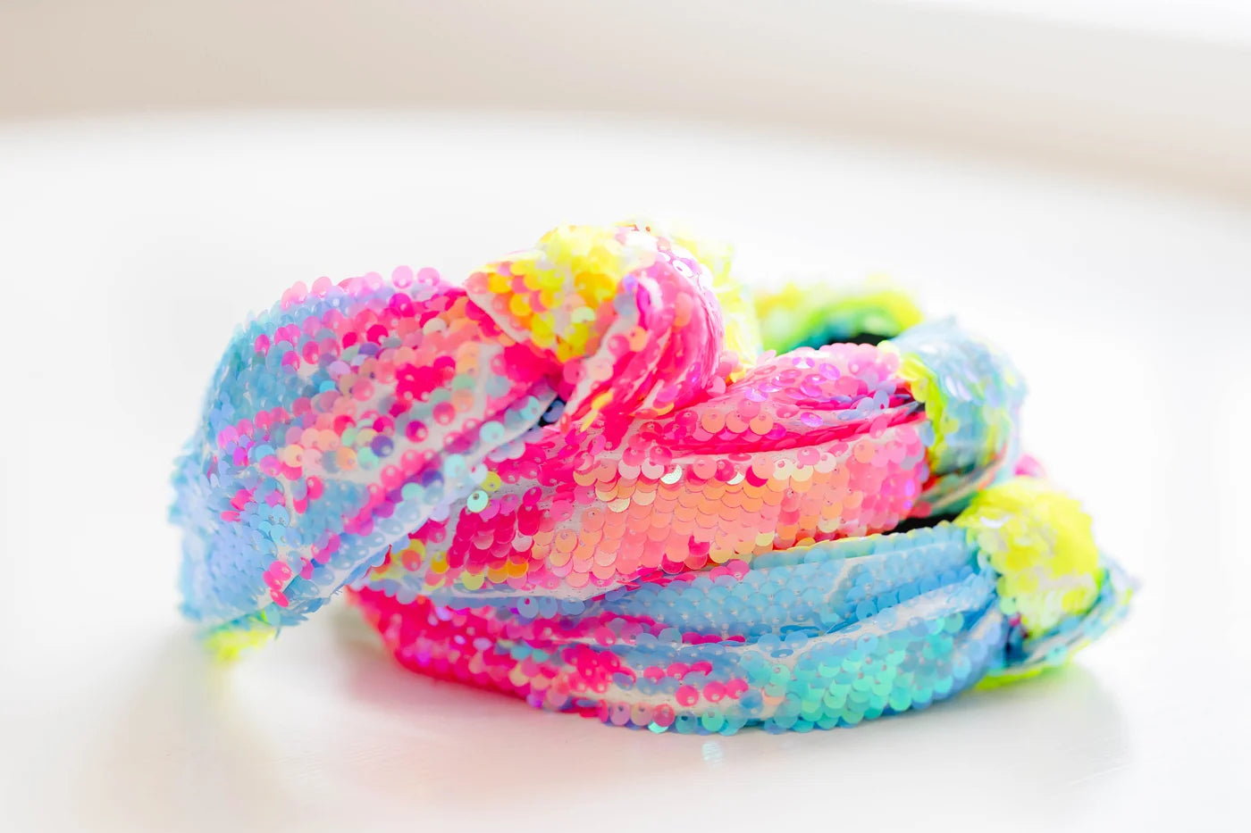Beaded Headband - Neon Lites