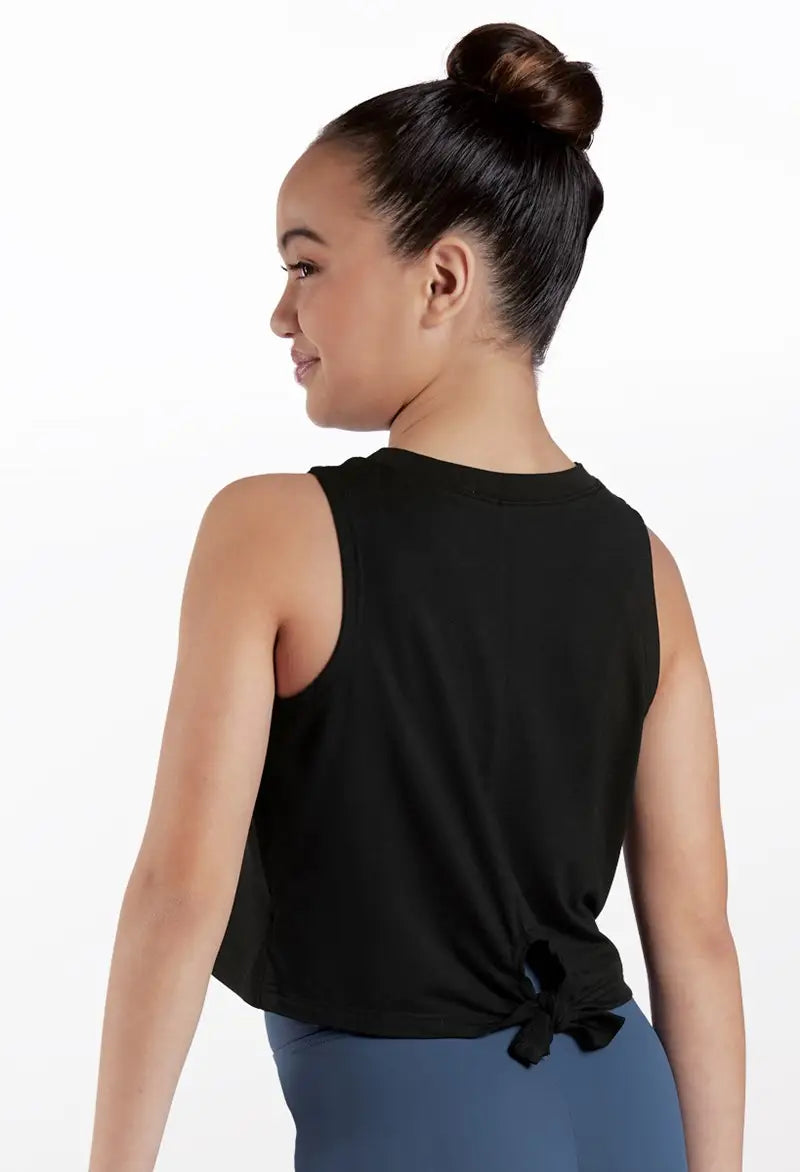 Tie Back Cropped Tank