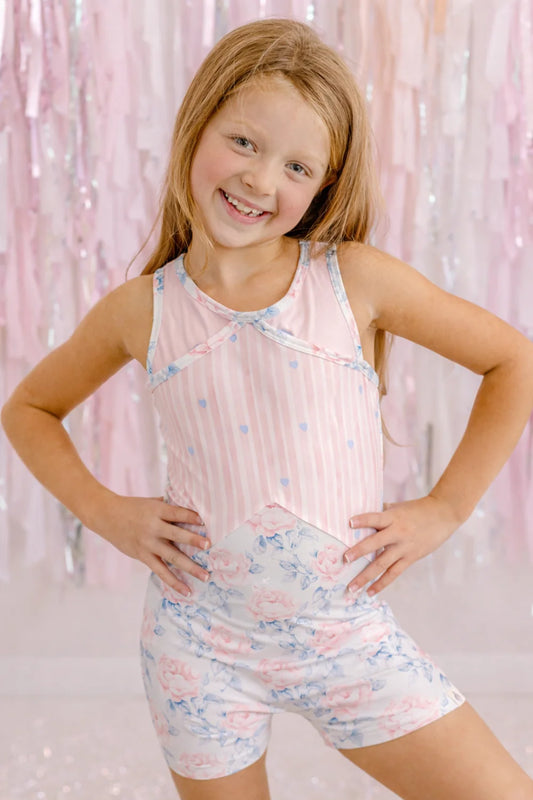CP Bella Unitard - Blooming Grace