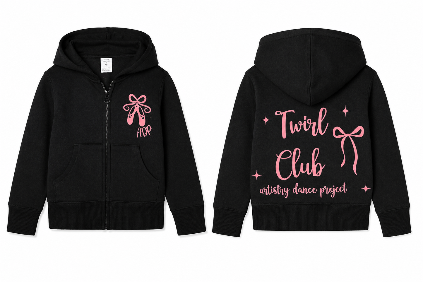 Twirl Club Zips