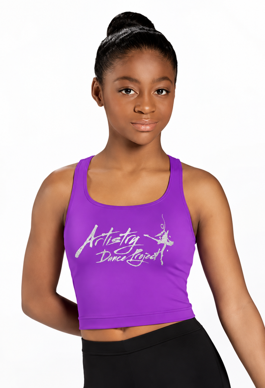 Wide Racerback Crop Top