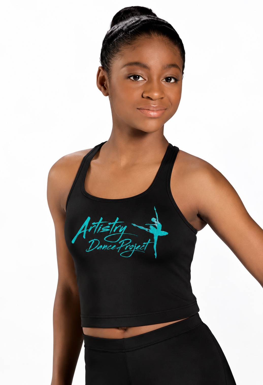 Wide Racerback Crop Top