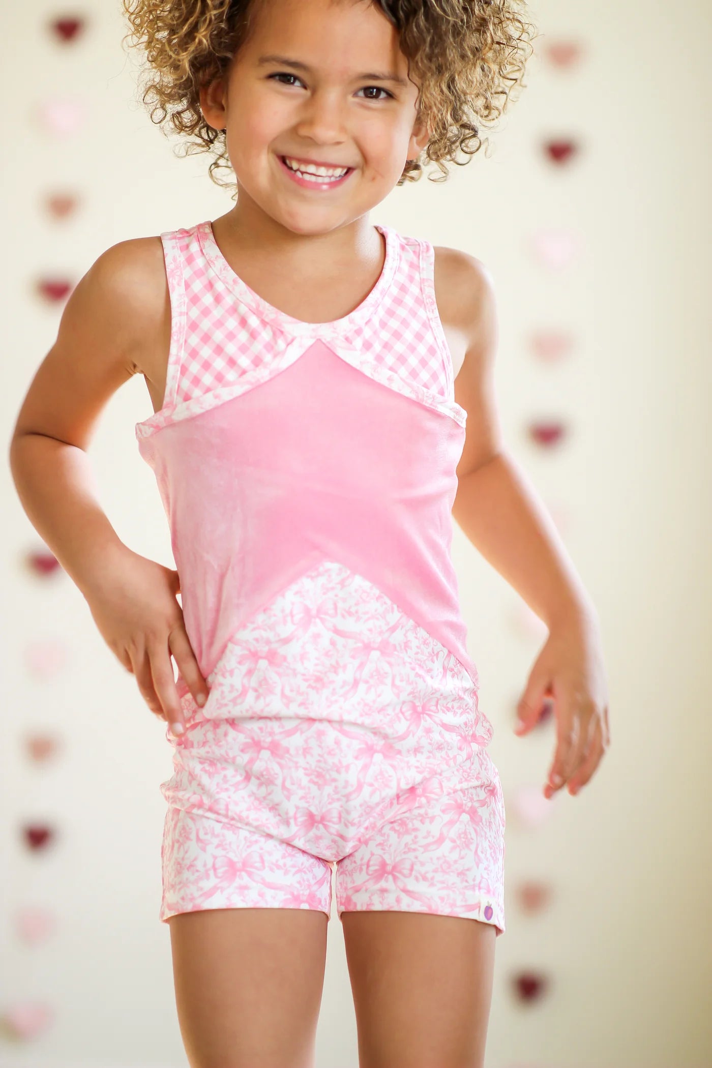 Cheeky Plum: Bella Unitard - Heirloom Rose