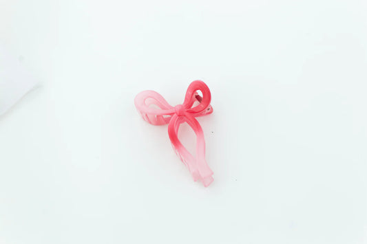 Jelly Bow Claw Clip