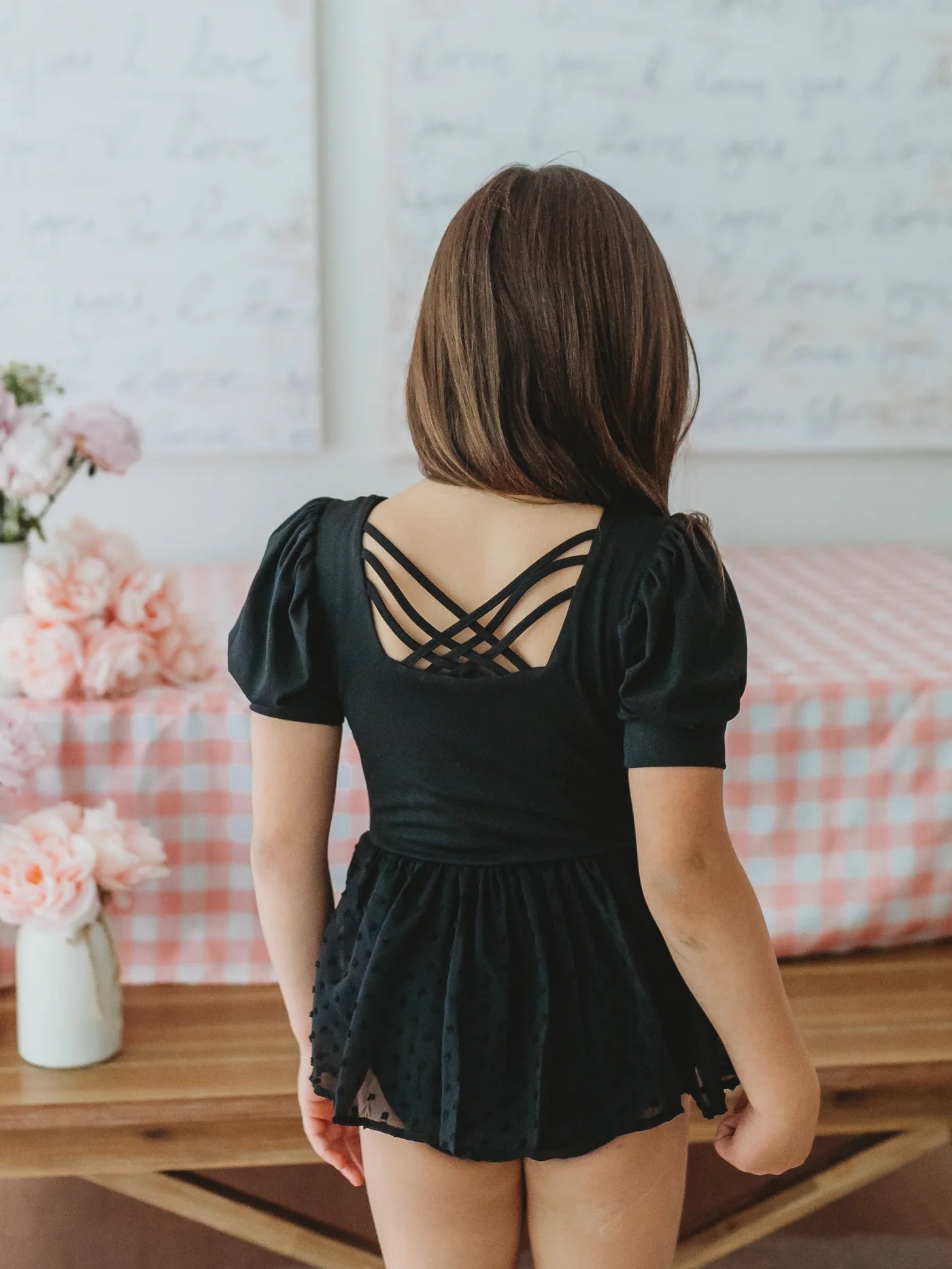 CP Puff Sleeve Skirted Leotard