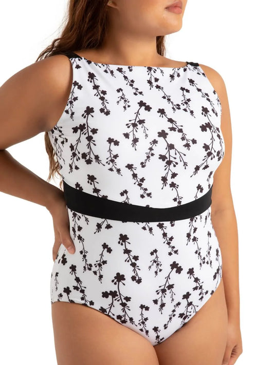 Cascading Florals Leotard