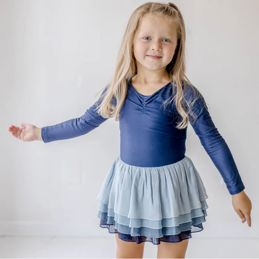 Cheeky Plum Midnight Moonlight Tier Leotard